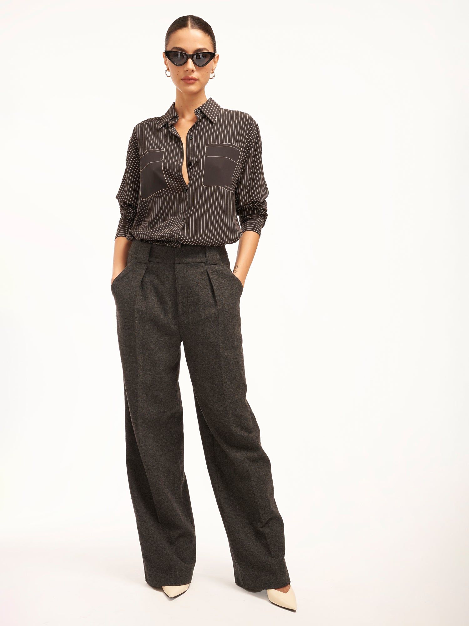 Signature Silk Shirt sold by Equipment product image thumbnail 2