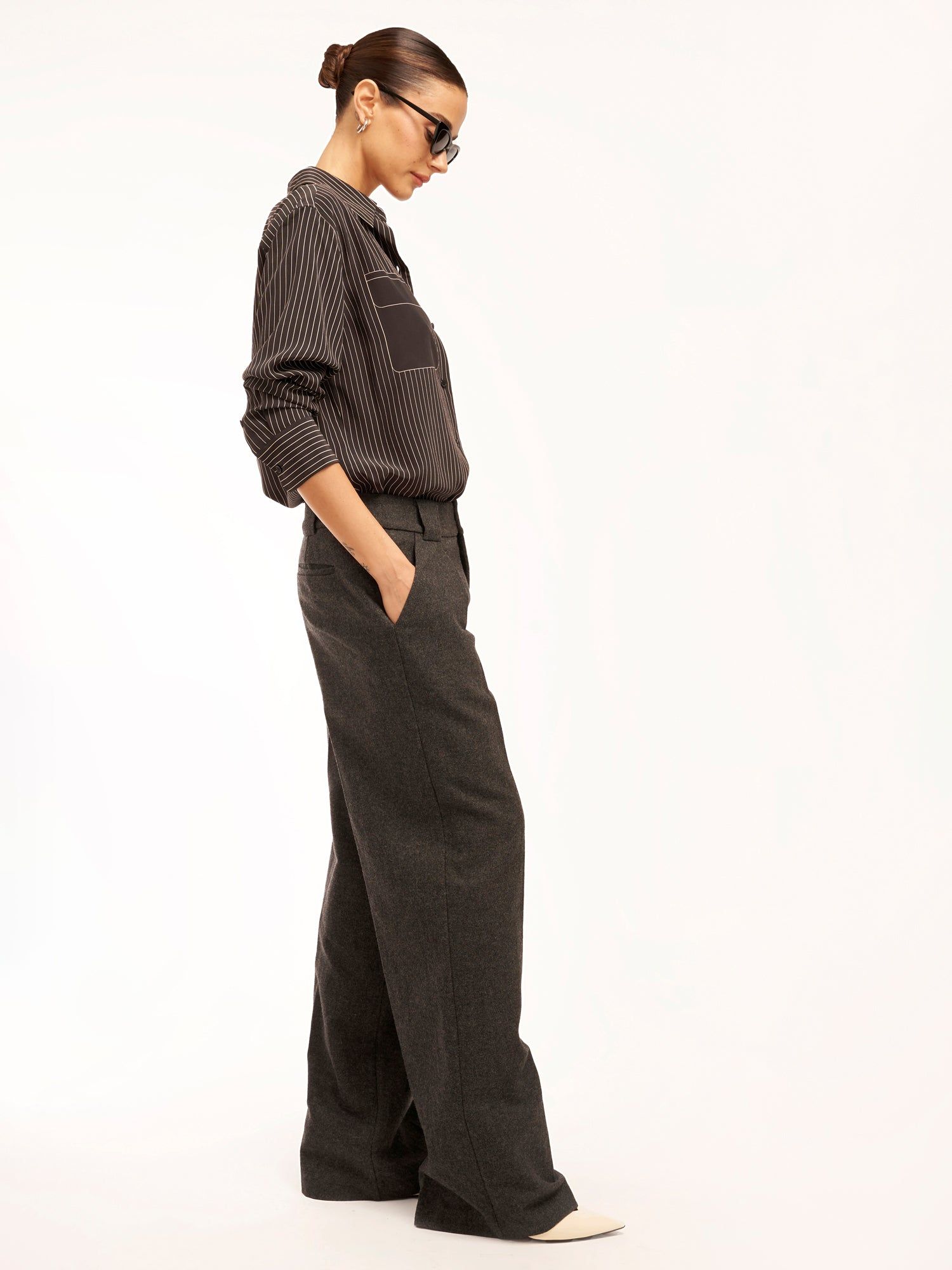 Signature Silk Shirt sold by Equipment product image thumbnail 3