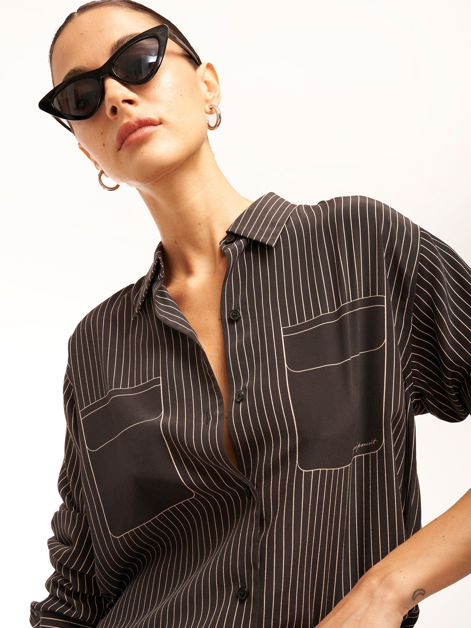 Signature Silk Shirt sold by Equipment