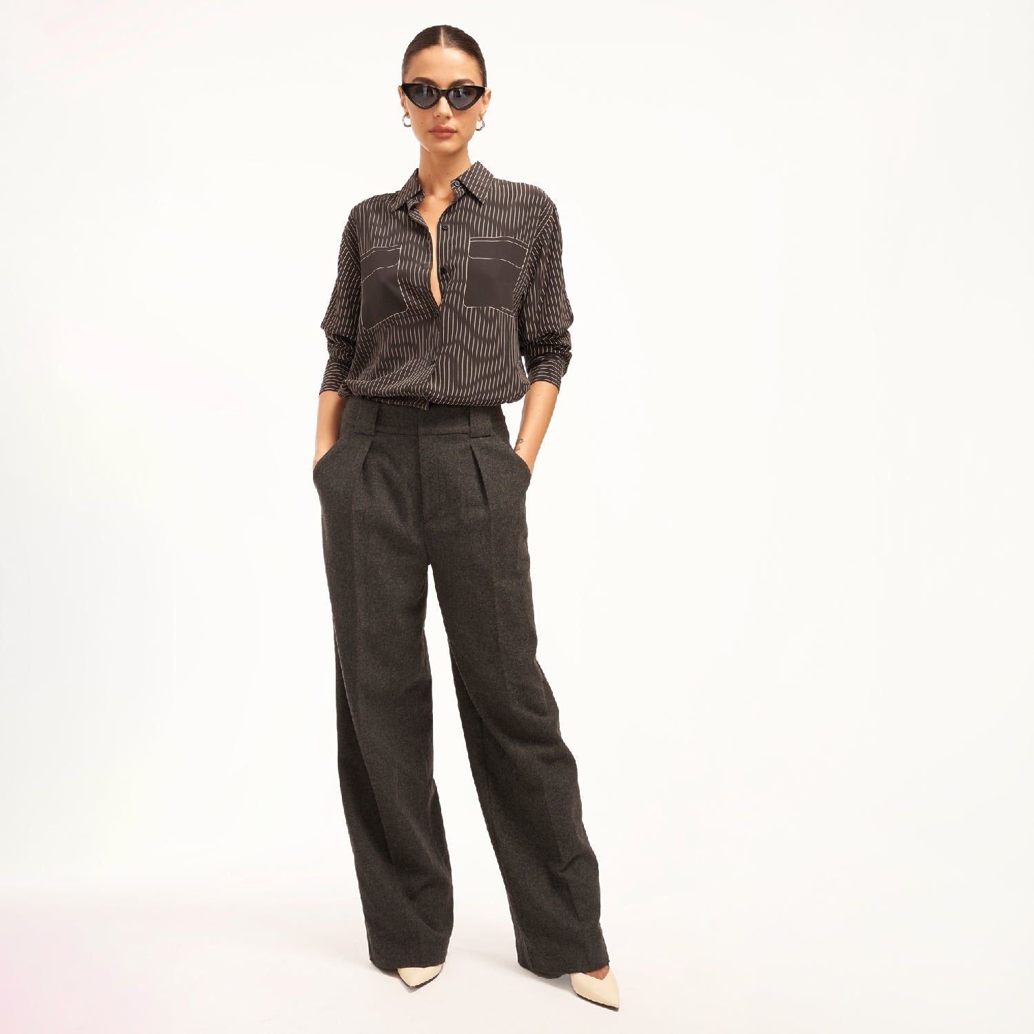 Signature Silk Shirt sold by Equipment product image thumbnail 5