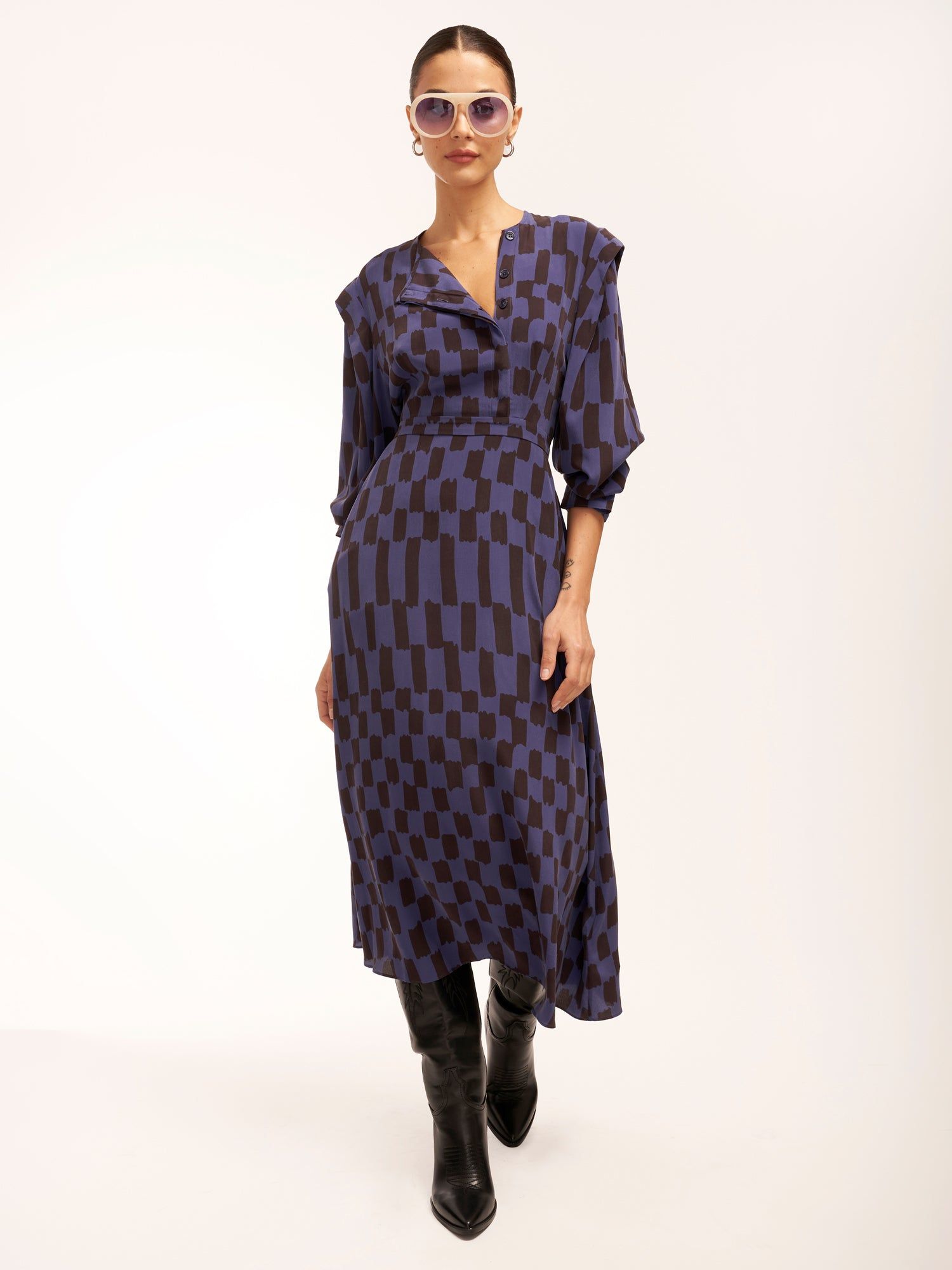 Rianne Midi Silk Dress sold by Equipment