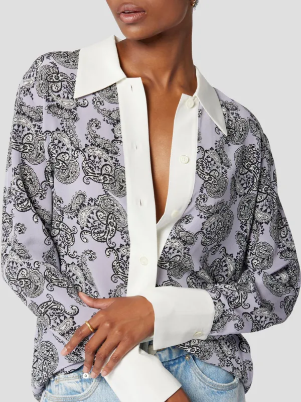 NIKOLA SILK SHIRT sold by Equipment