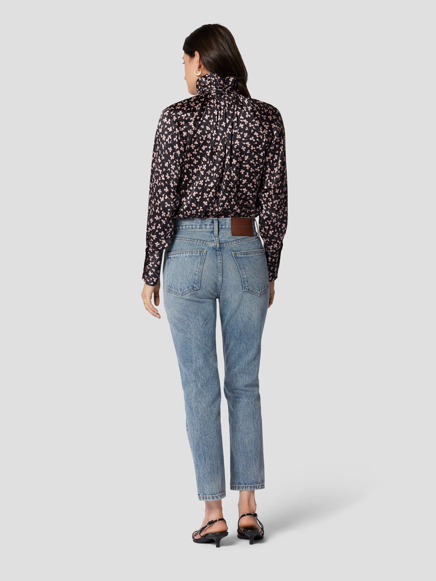 NELA SILK SATIN SHIRT sold by Equipment product image thumbnail 6