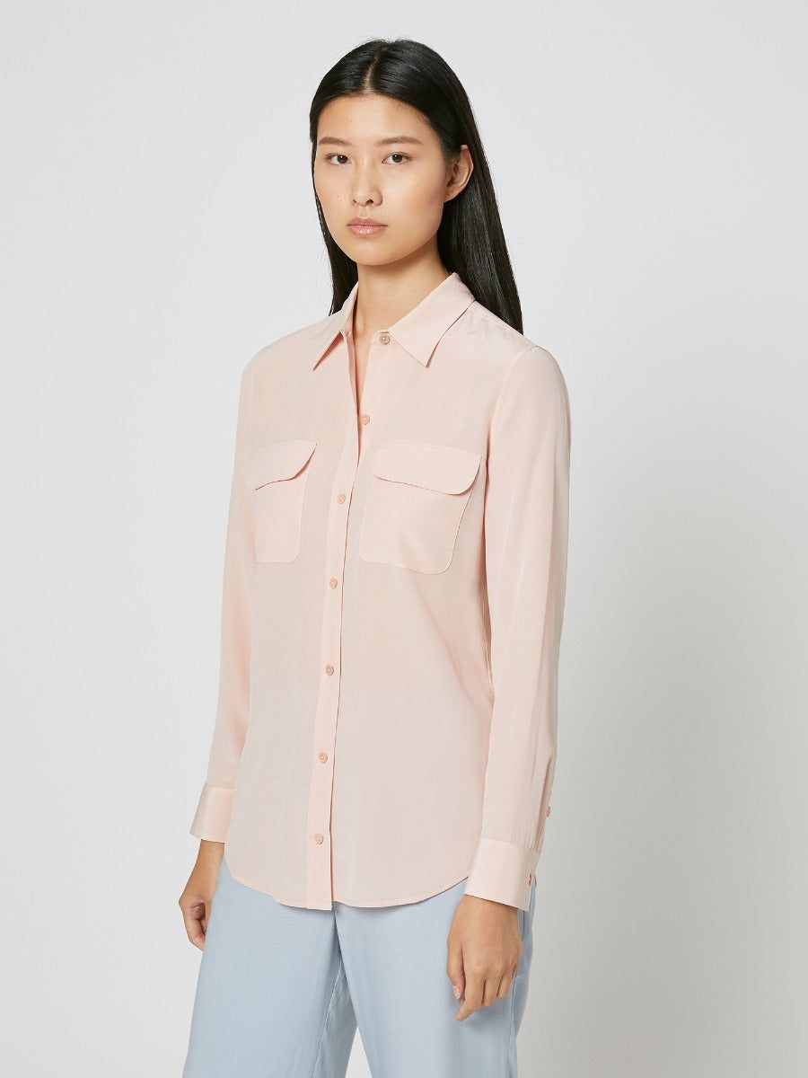 Slim Signature Silk Shirt sold by Equipment product image thumbnail 4