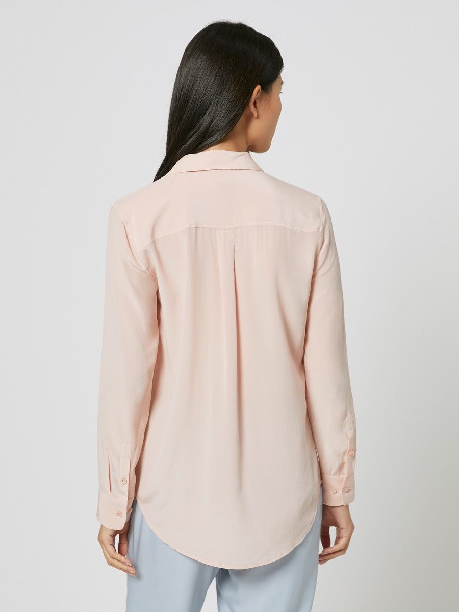 Slim Signature Silk Shirt sold by Equipment product image thumbnail 5