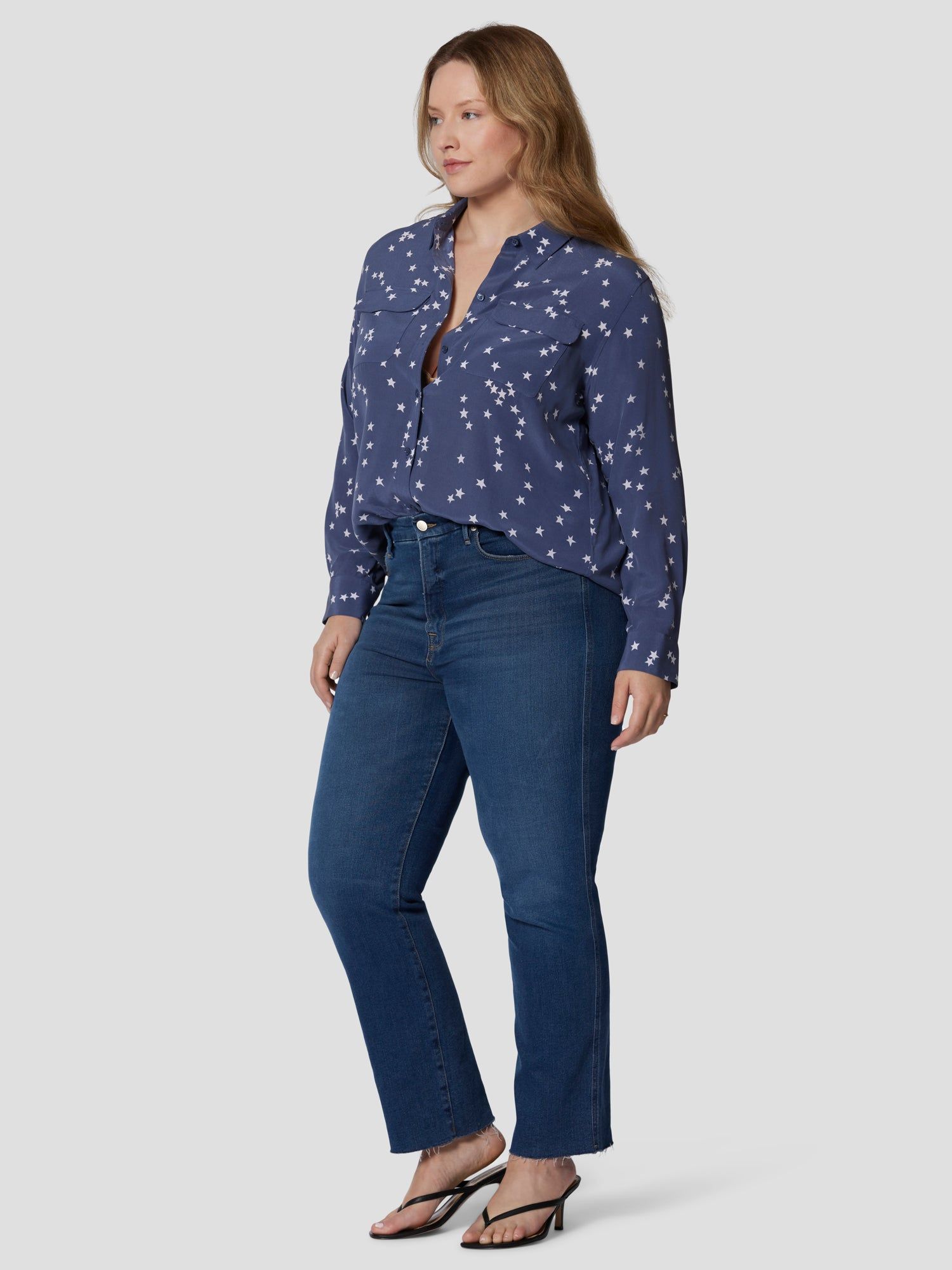 Slim Signature Silk Shirt sold by Equipment product image thumbnail 7