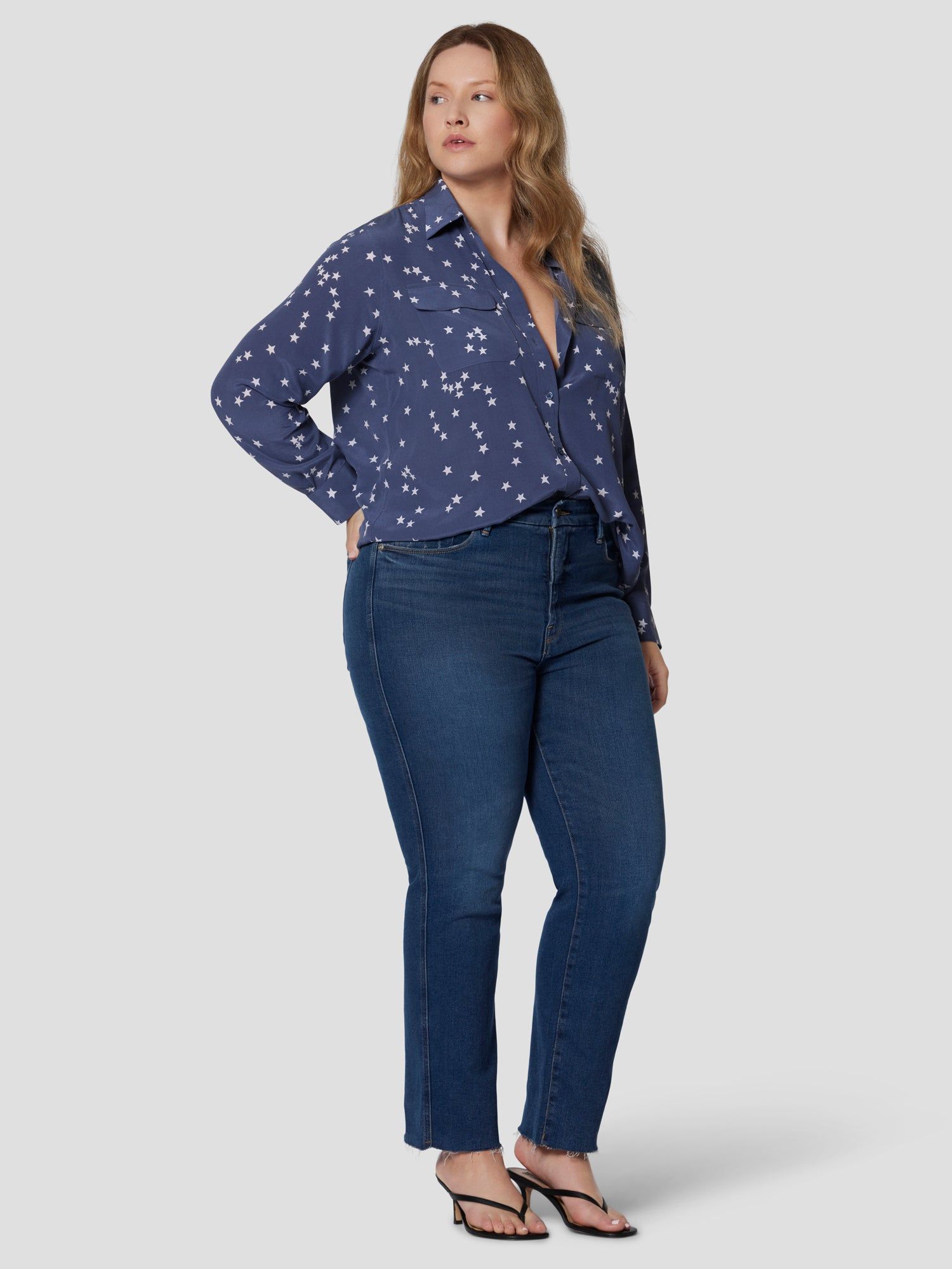 Slim Signature Silk Shirt sold by Equipment product image thumbnail 6