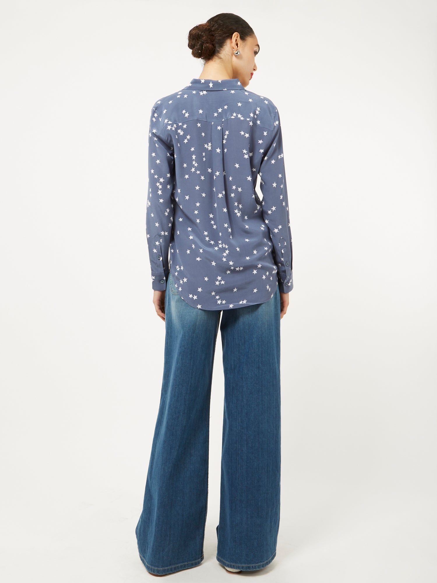 Slim Signature Silk Shirt sold by Equipment product image thumbnail 3