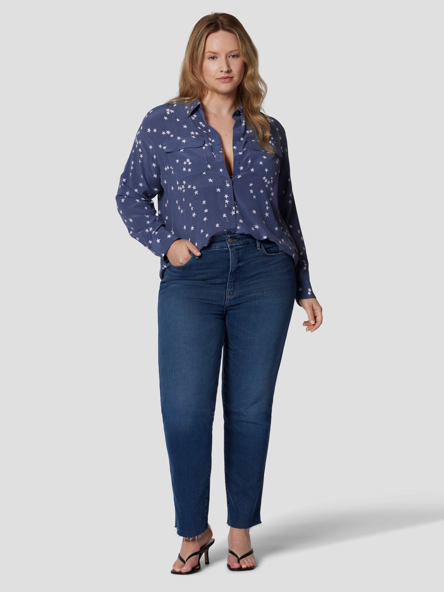 Slim Signature Silk Shirt sold by Equipment product image thumbnail 10