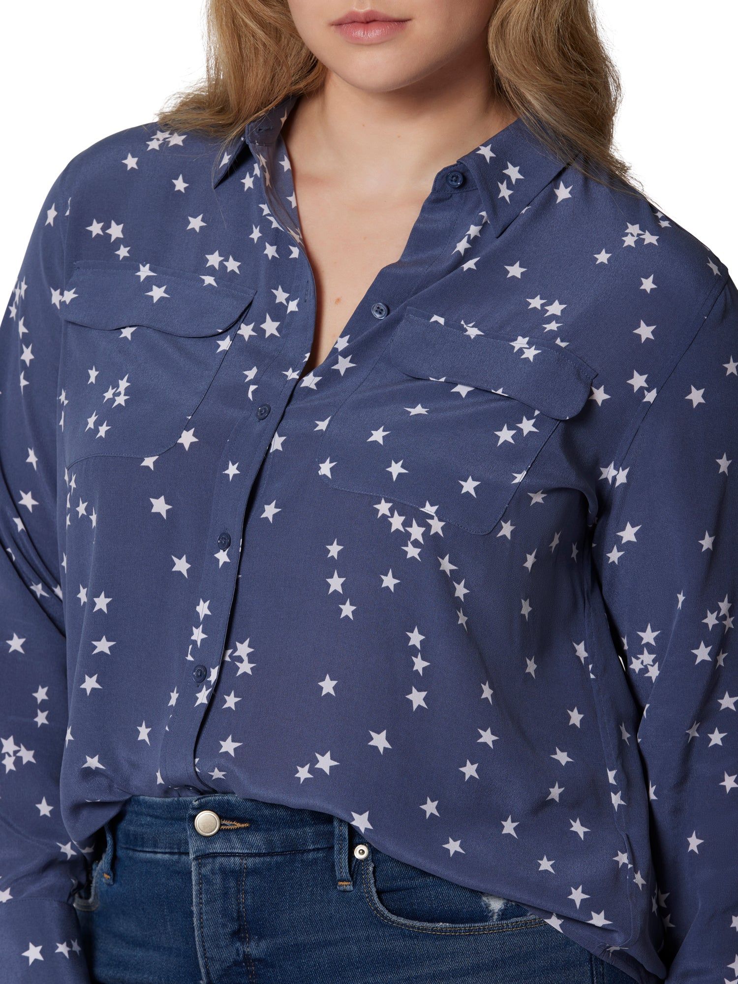 Slim Signature Silk Shirt sold by Equipment product image thumbnail 11