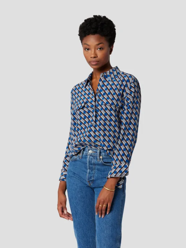 SLIM SIGNATURE SILK SHIRT made by Equipment