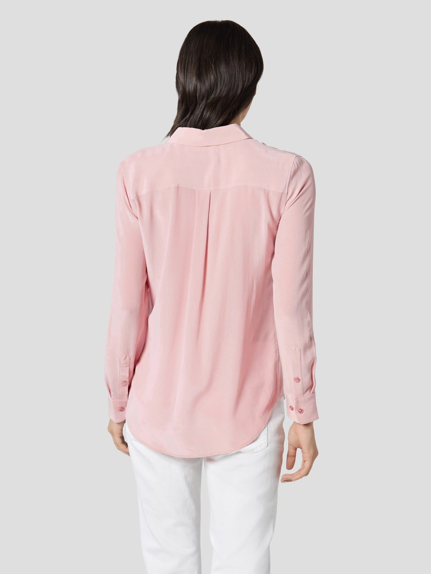 SLIM SIGNATURE SILK SHIRT sold by Equipment product image thumbnail 4