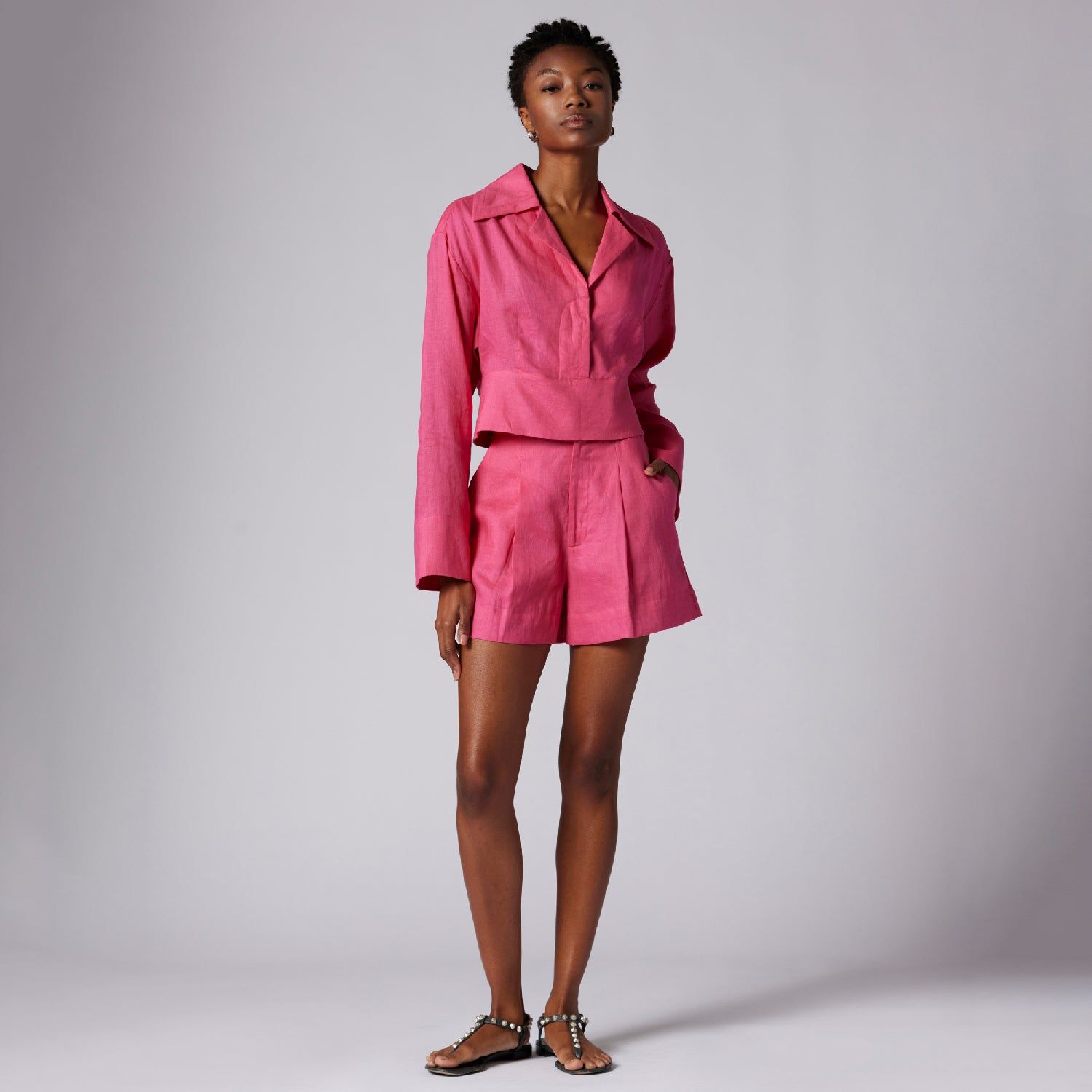 SYLVETTE LINEN SHORT sold by Equipment product image thumbnail 5