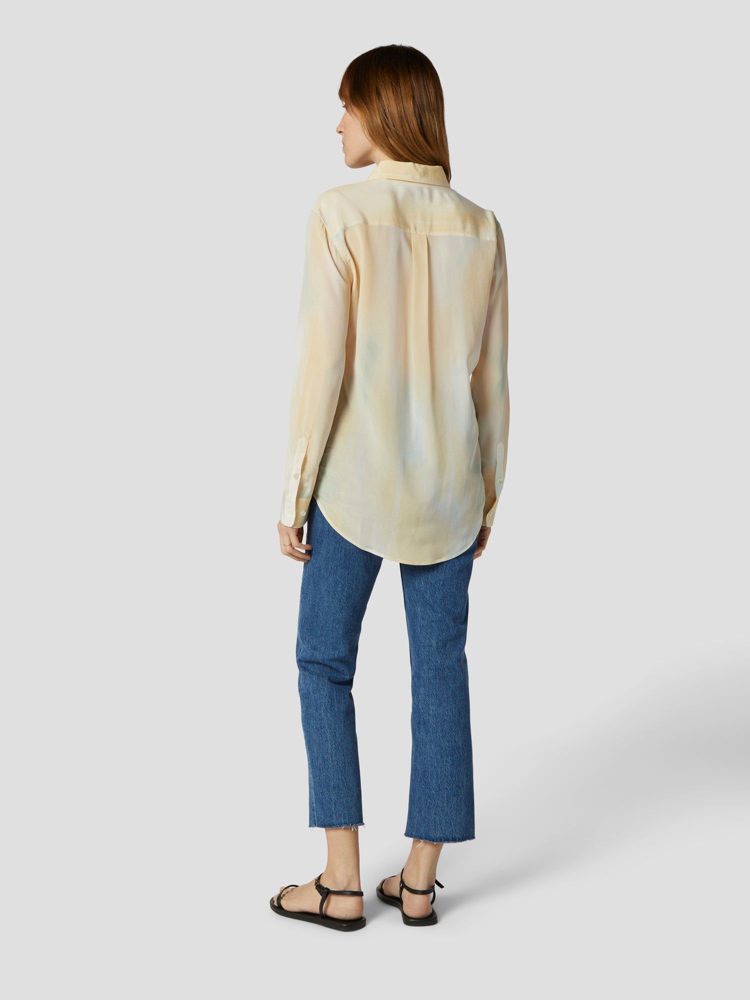 SIGNATURE SILK SATIN SHIRT sold by Equipment product image thumbnail 5