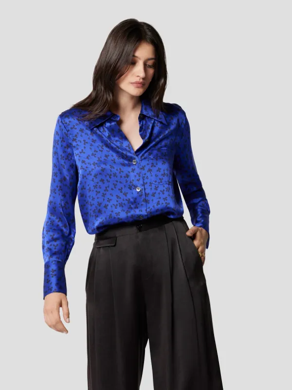 QUINNE SILK SATIN SHIRT sold by Equipment