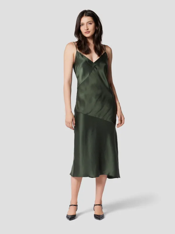 ARLES SILK SATIN DRESS sold by Equipment