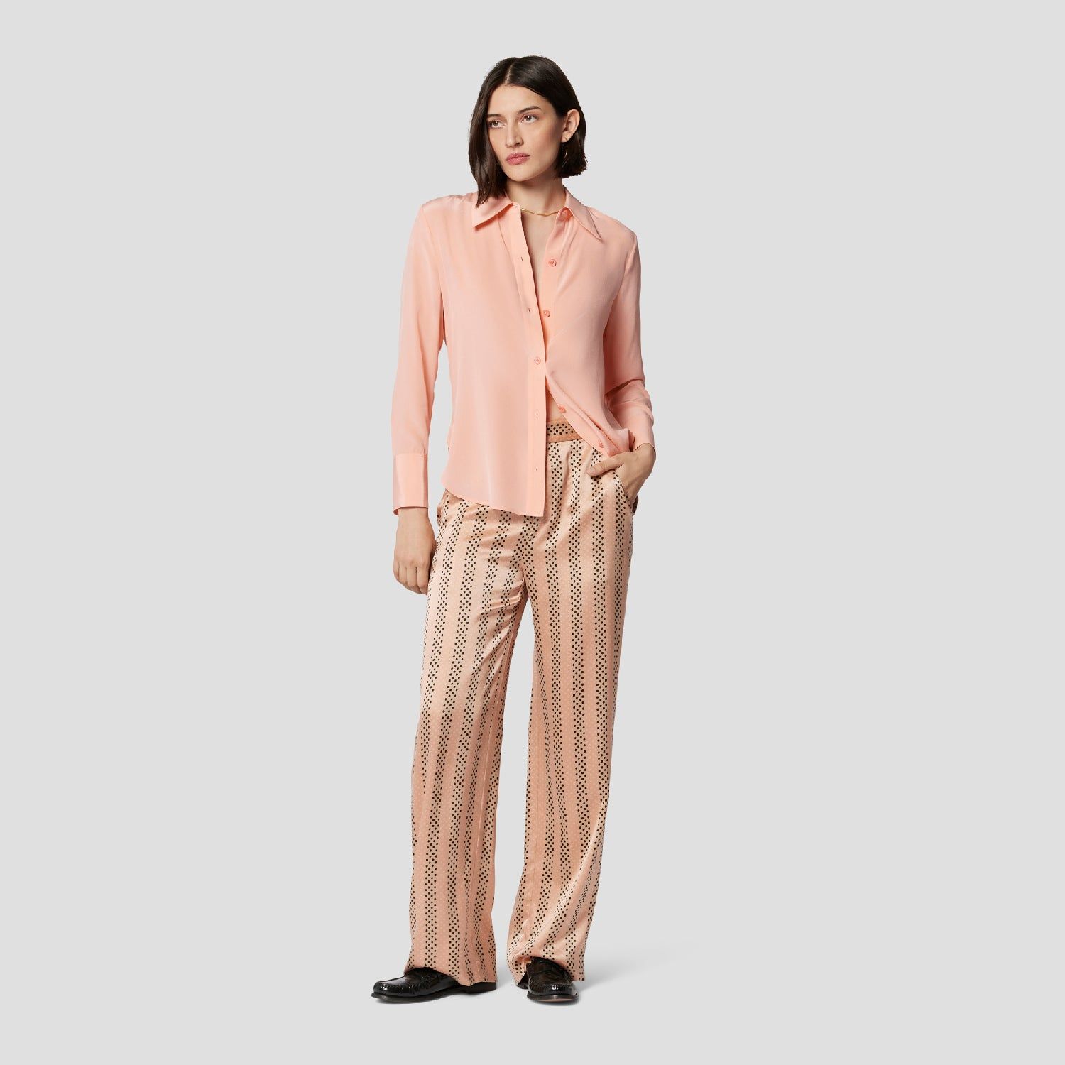 Leona Long Sleeve Silk Shirt sold by Equipment product image thumbnail 7