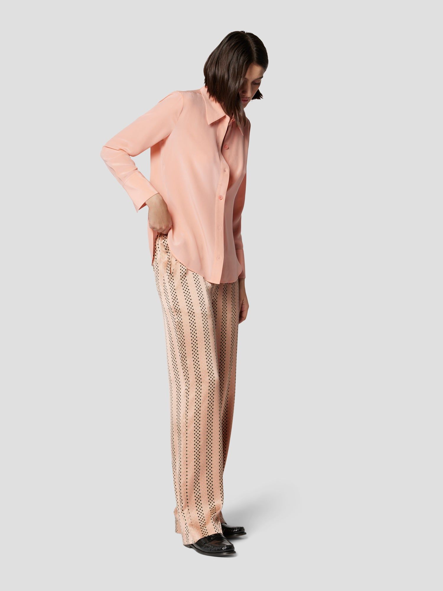 Leona Long Sleeve Silk Shirt sold by Equipment product image thumbnail 4