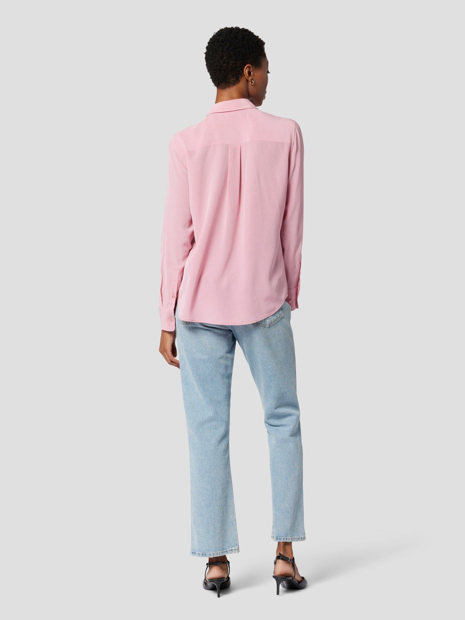 SLIM SIGNATURE SILK SHIRT sold by Equipment product image thumbnail 6