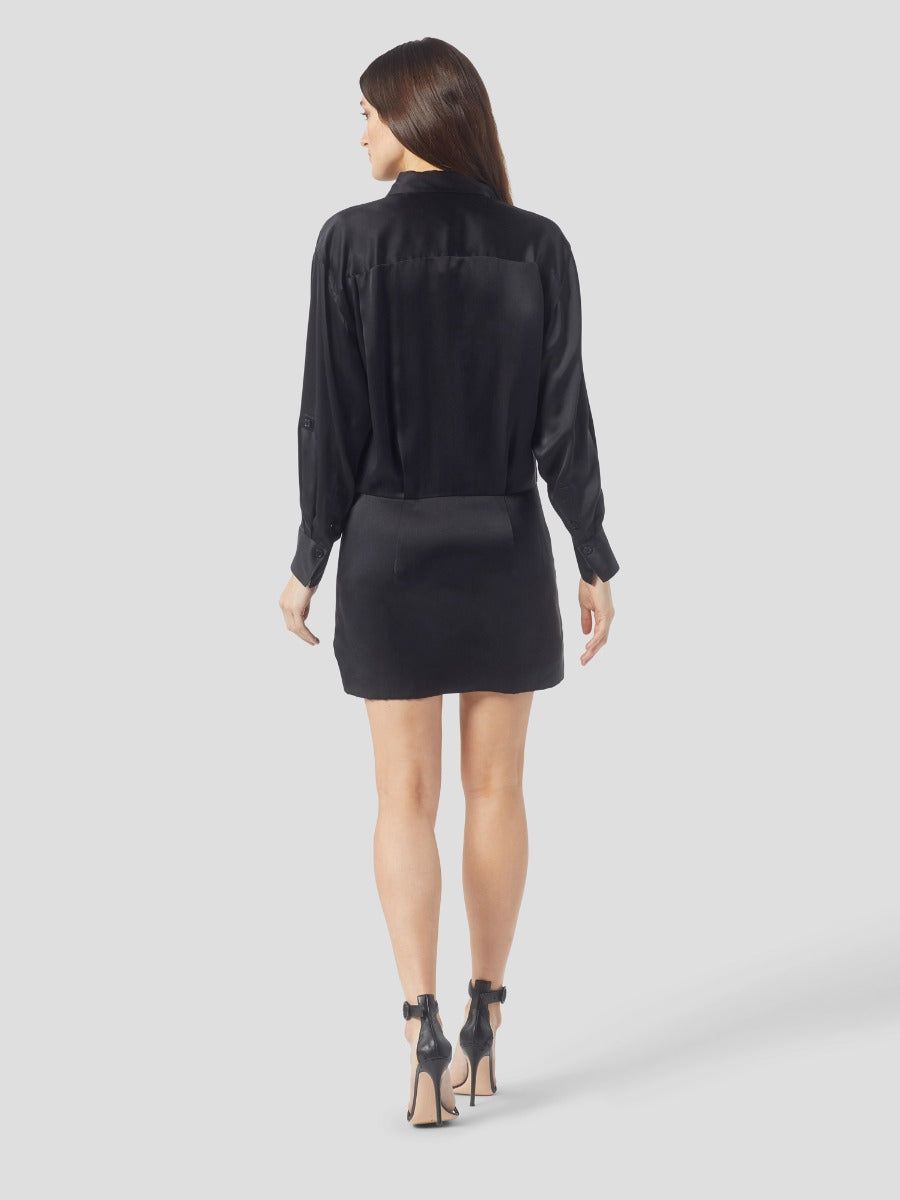 CLAUDETTE SILK SATIN DRESS sold by Equipment product image thumbnail 3