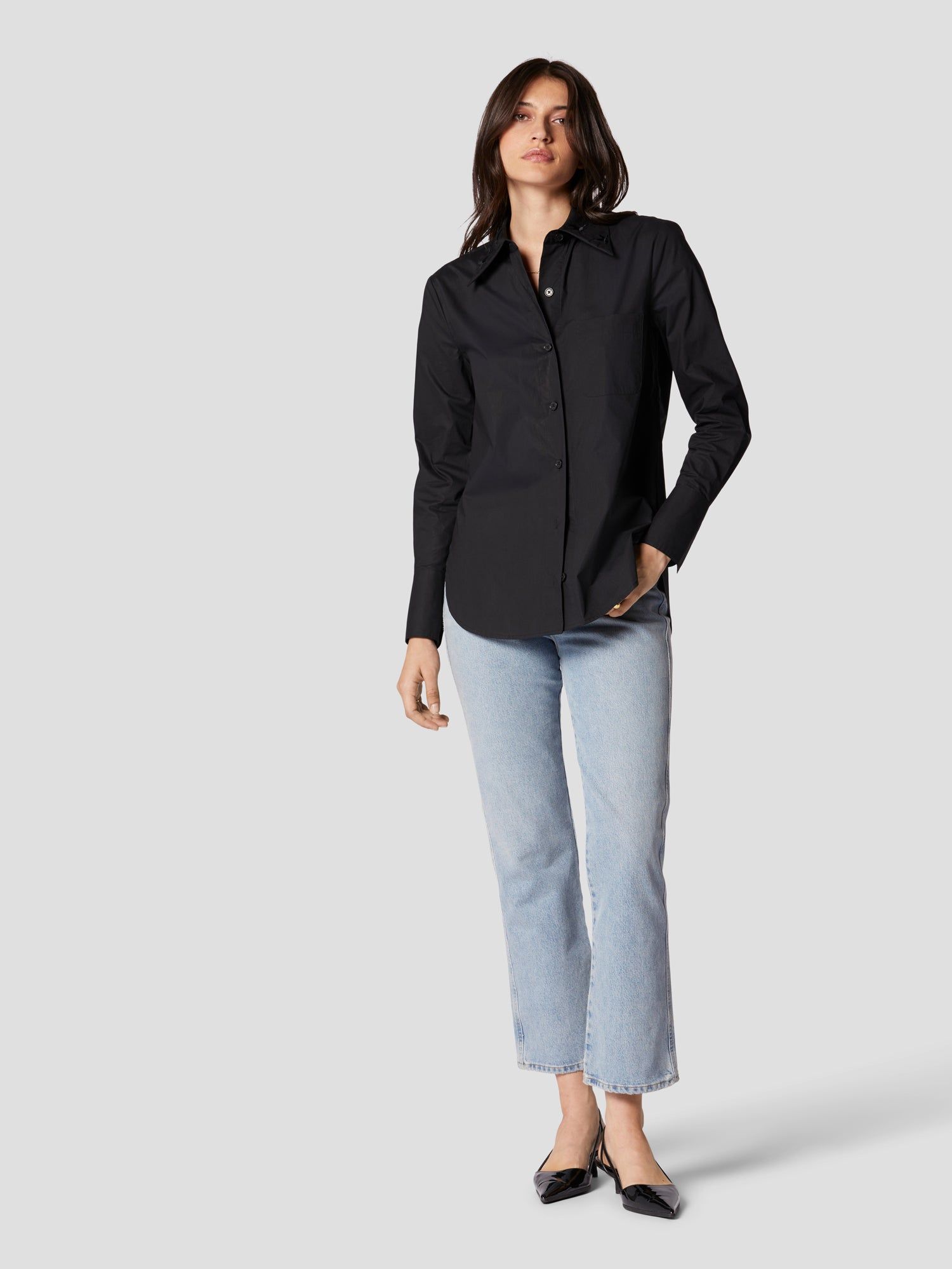 QUINNE COTTON SHIRT sold by Equipment product image thumbnail 4