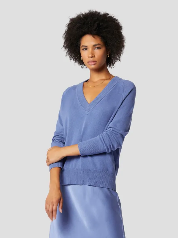 Madalene V-Neck Cashmere Sweater sold by Equipment