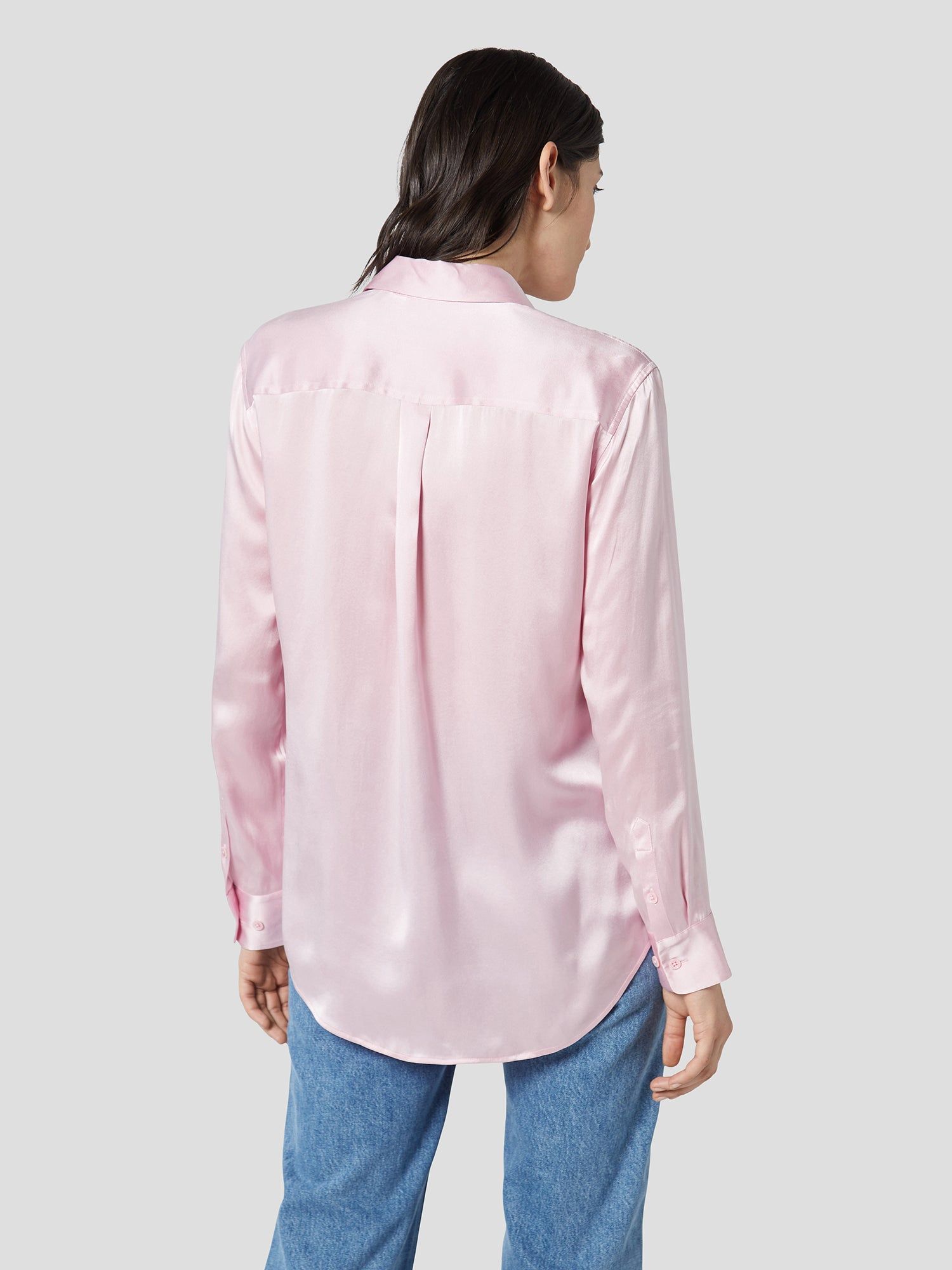 SIGNATURE SILK SATIN SHIRT sold by Equipment product image thumbnail 4