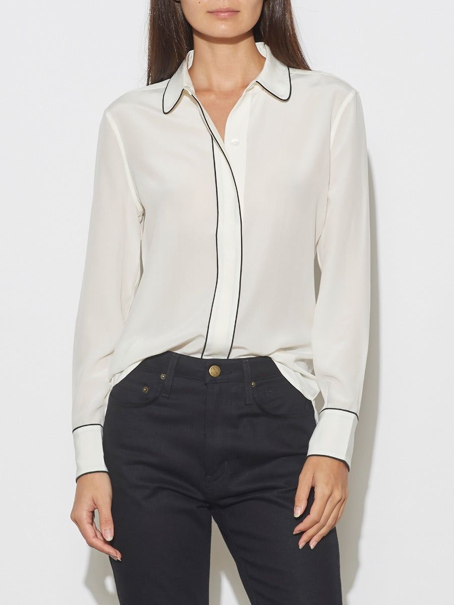 AUDETE SILK SHIRT sold by Equipment