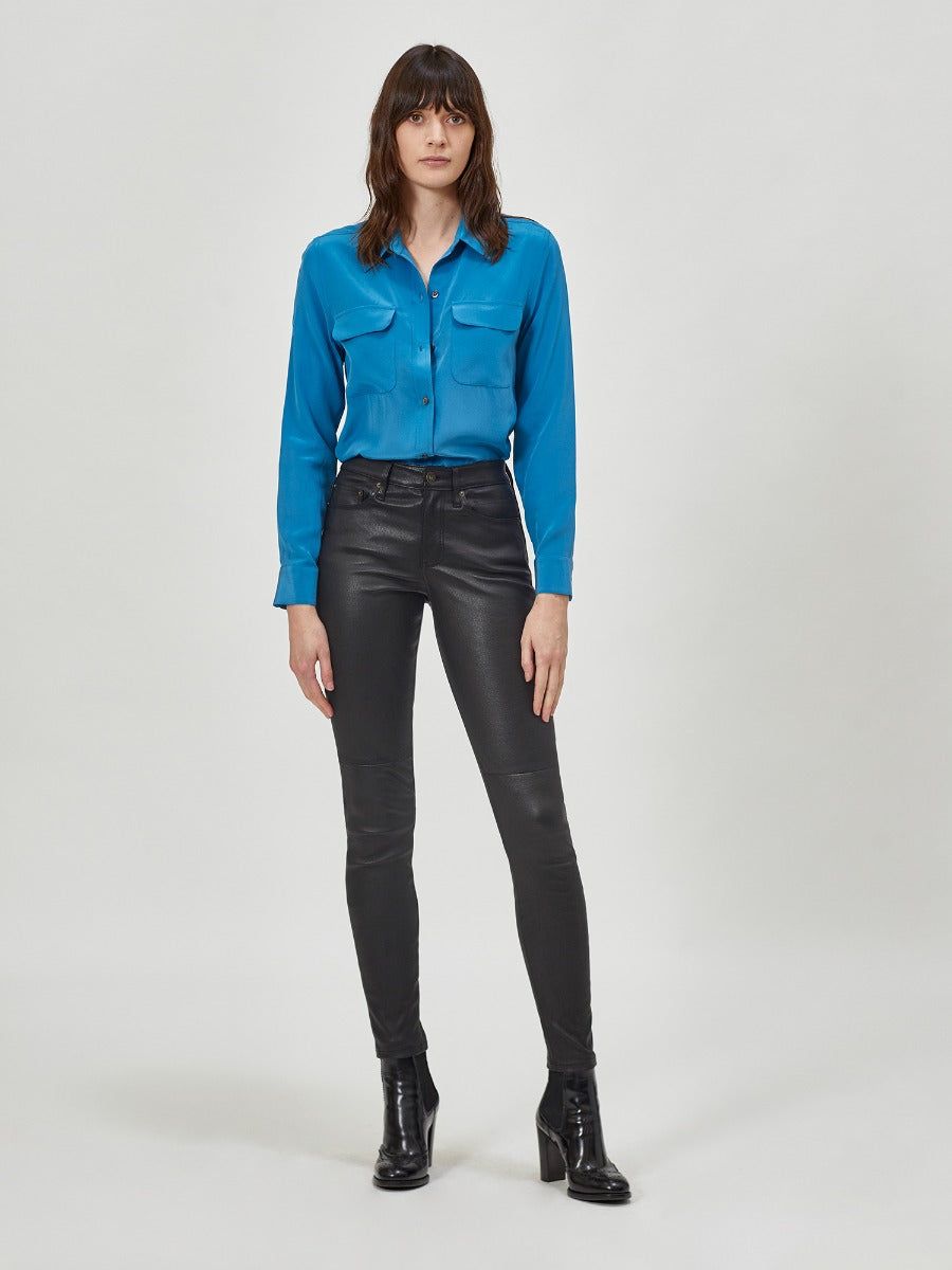SLIM SIGNATURE SILK SHIRT sold by Equipment product image thumbnail 2