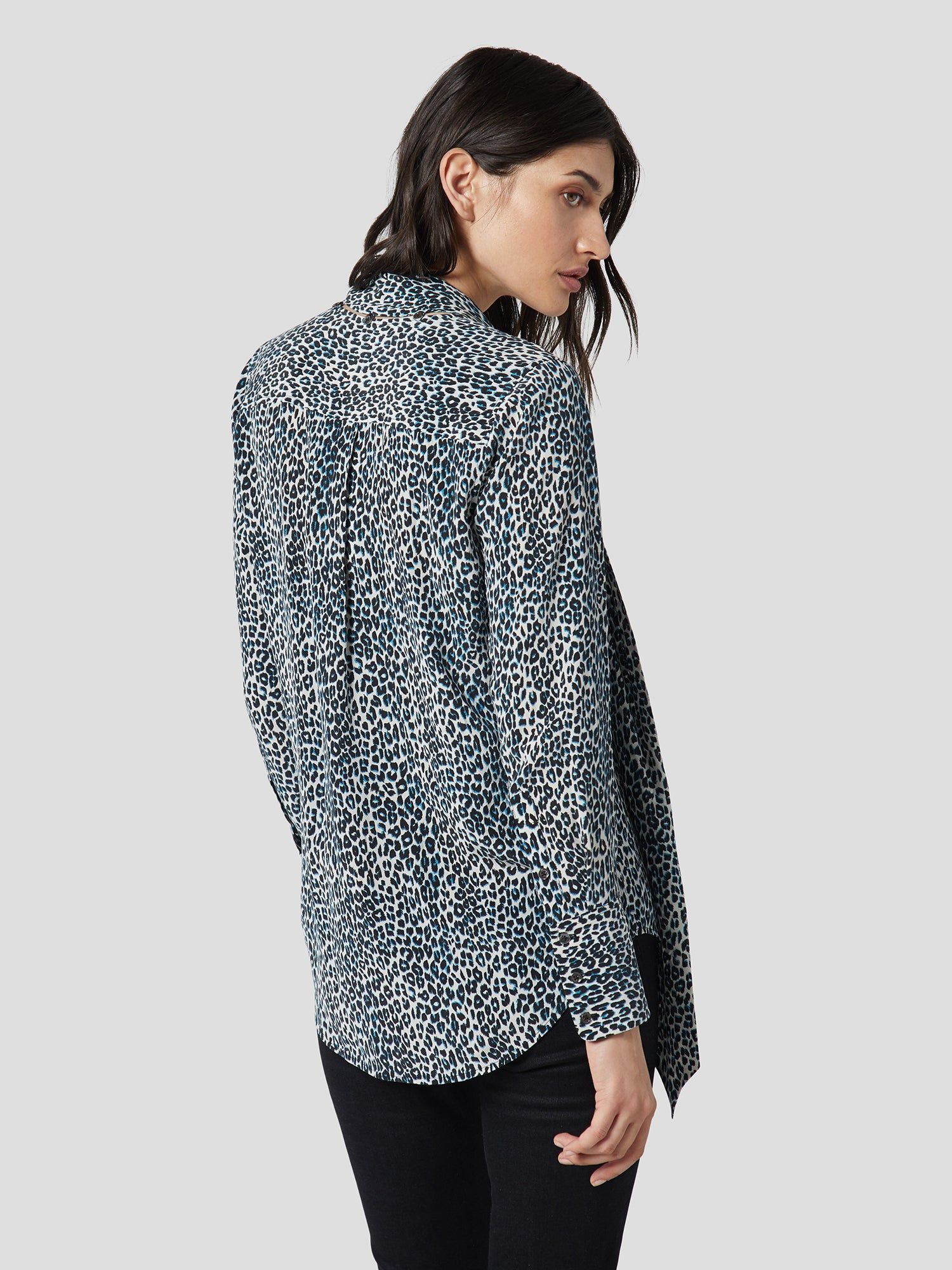 LUIS SILK SHIRT sold by Equipment product image thumbnail 7