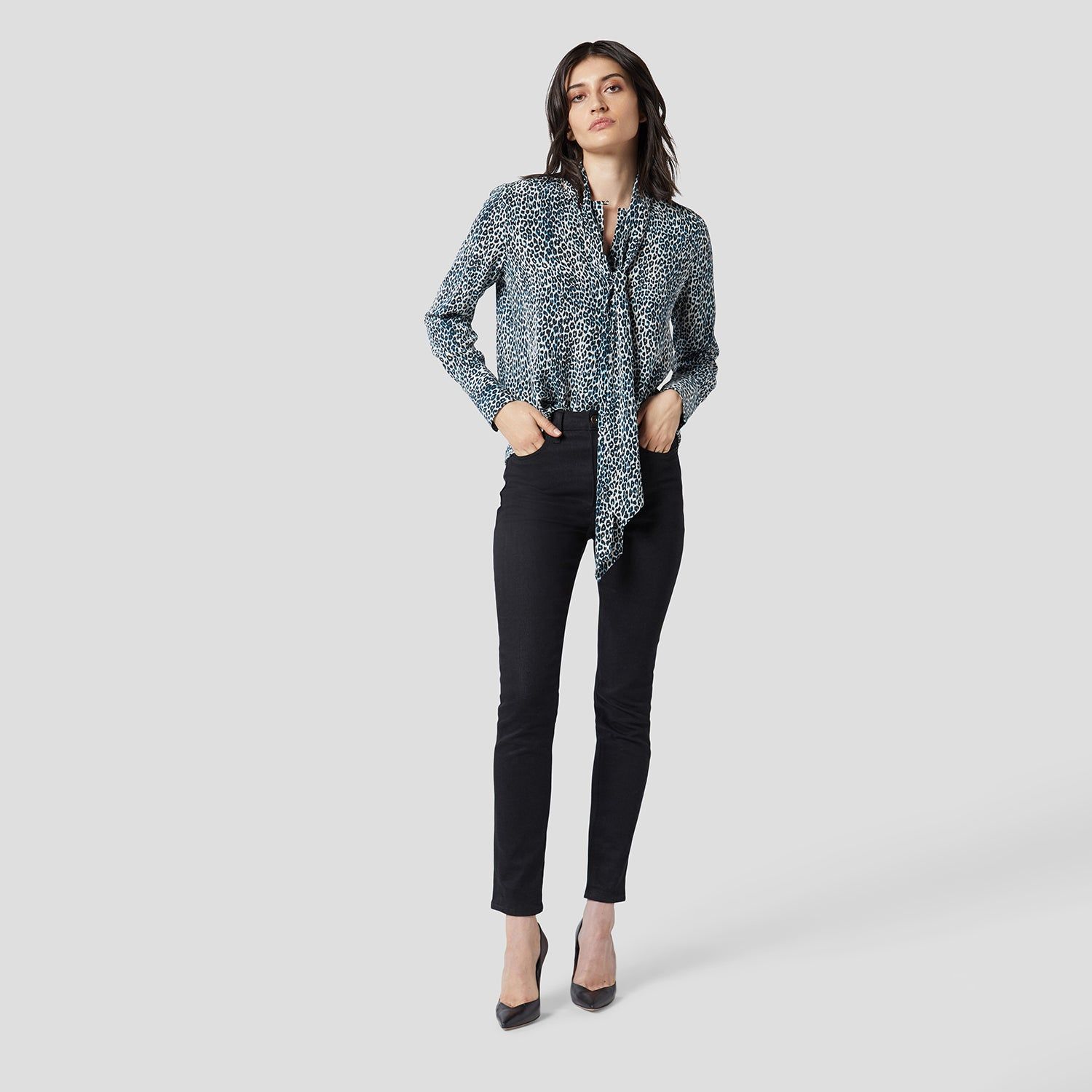 LUIS SILK SHIRT sold by Equipment product image thumbnail 8