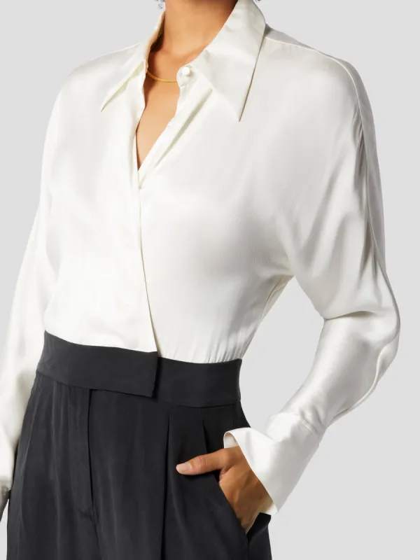 CARLENS SILK SATIN JUMPSUIT sold by Equipment