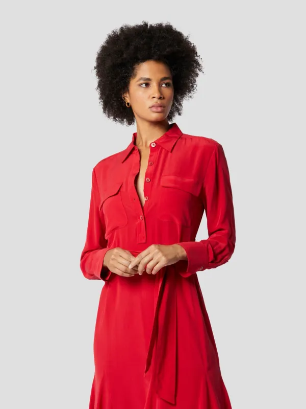 LENORA SILK DRESS sold by Equipment