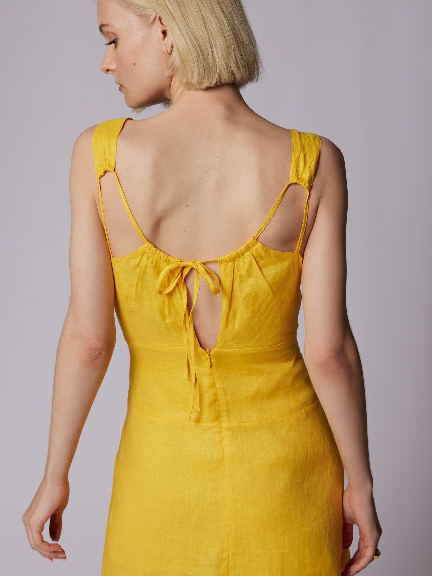 GINETTE MIDI LINEN DRESS sold by Equipment product image thumbnail 4