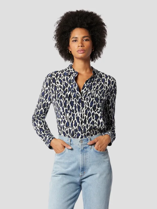 SLIM SIGNATURE SILK SHIRT sold by Equipment