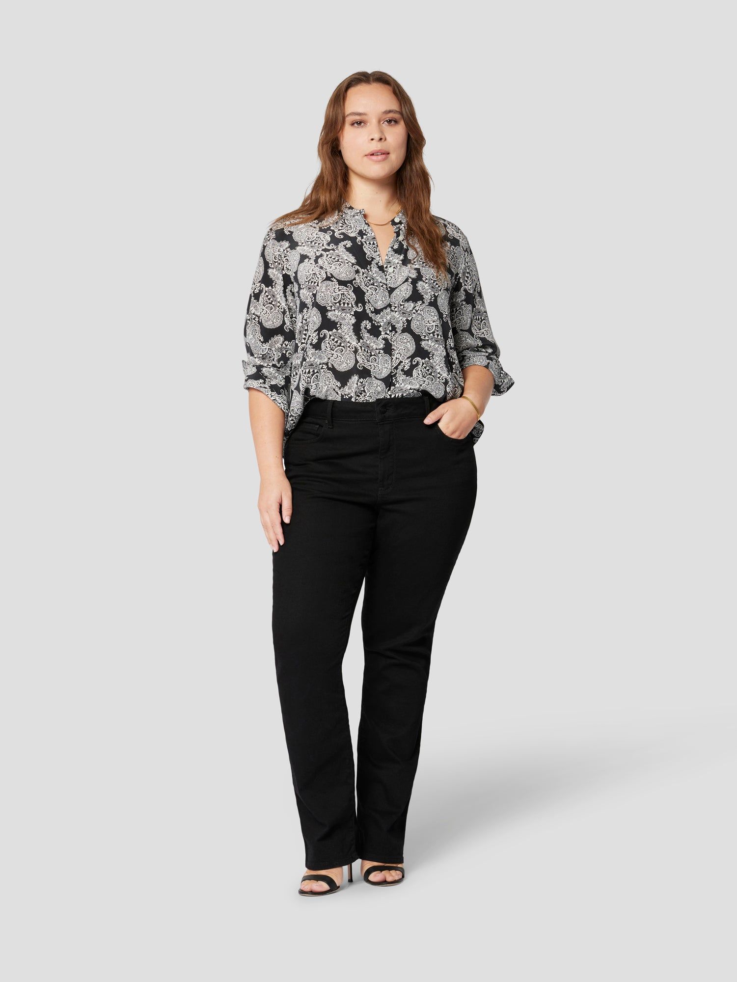 CHERINE SILK SHIRT WITH POCKET sold by Equipment product image thumbnail 2