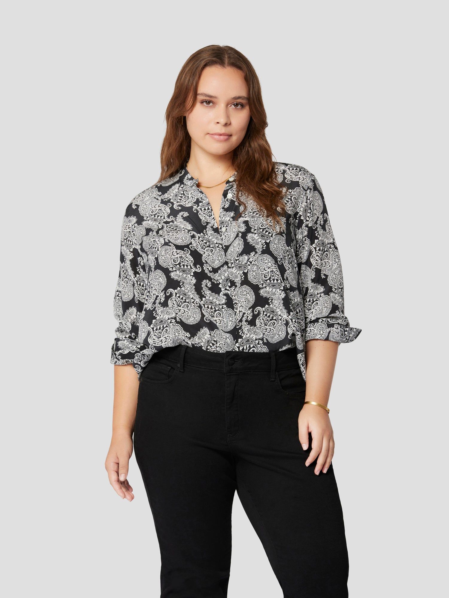 CHERINE SILK SHIRT WITH POCKET sold by Equipment product image thumbnail 6
