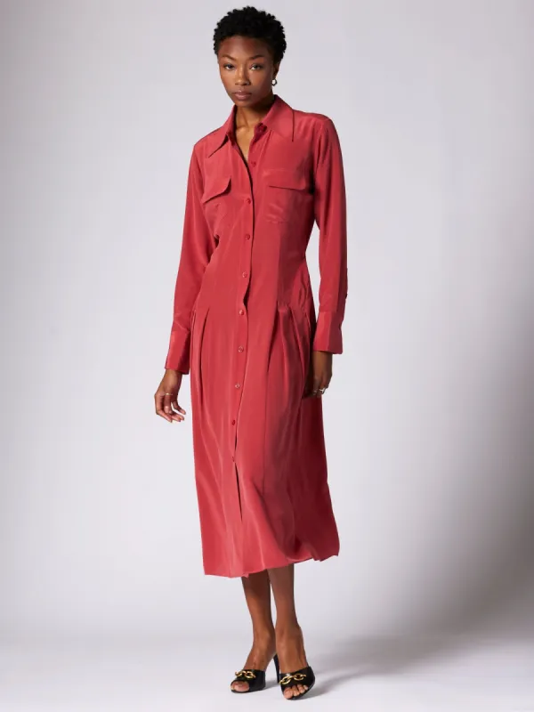 NATACHA MIDI SILK DRESS sold by Equipment