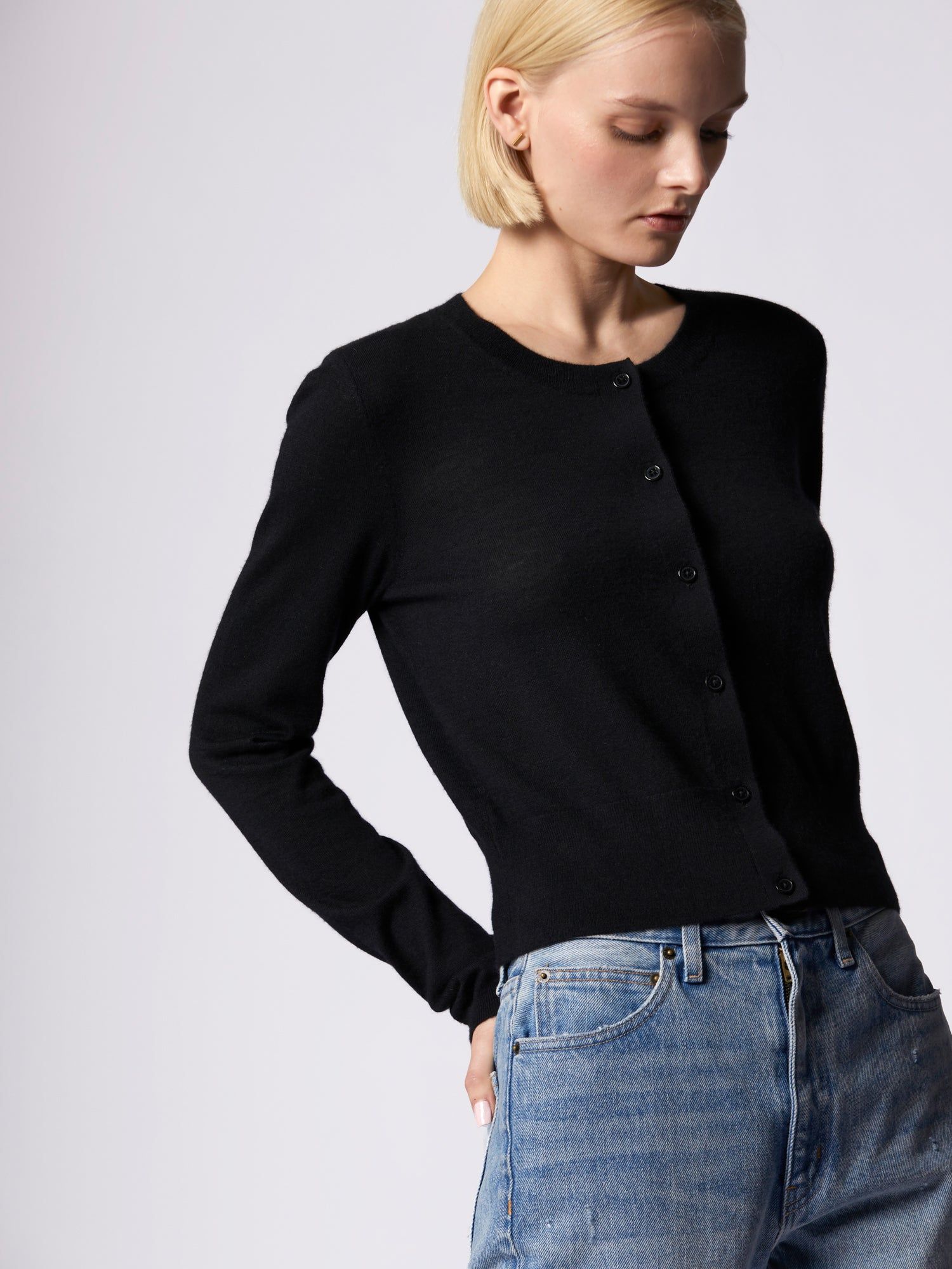 Rozeen Cashmere Cardigan sold by Equipment product image thumbnail 2