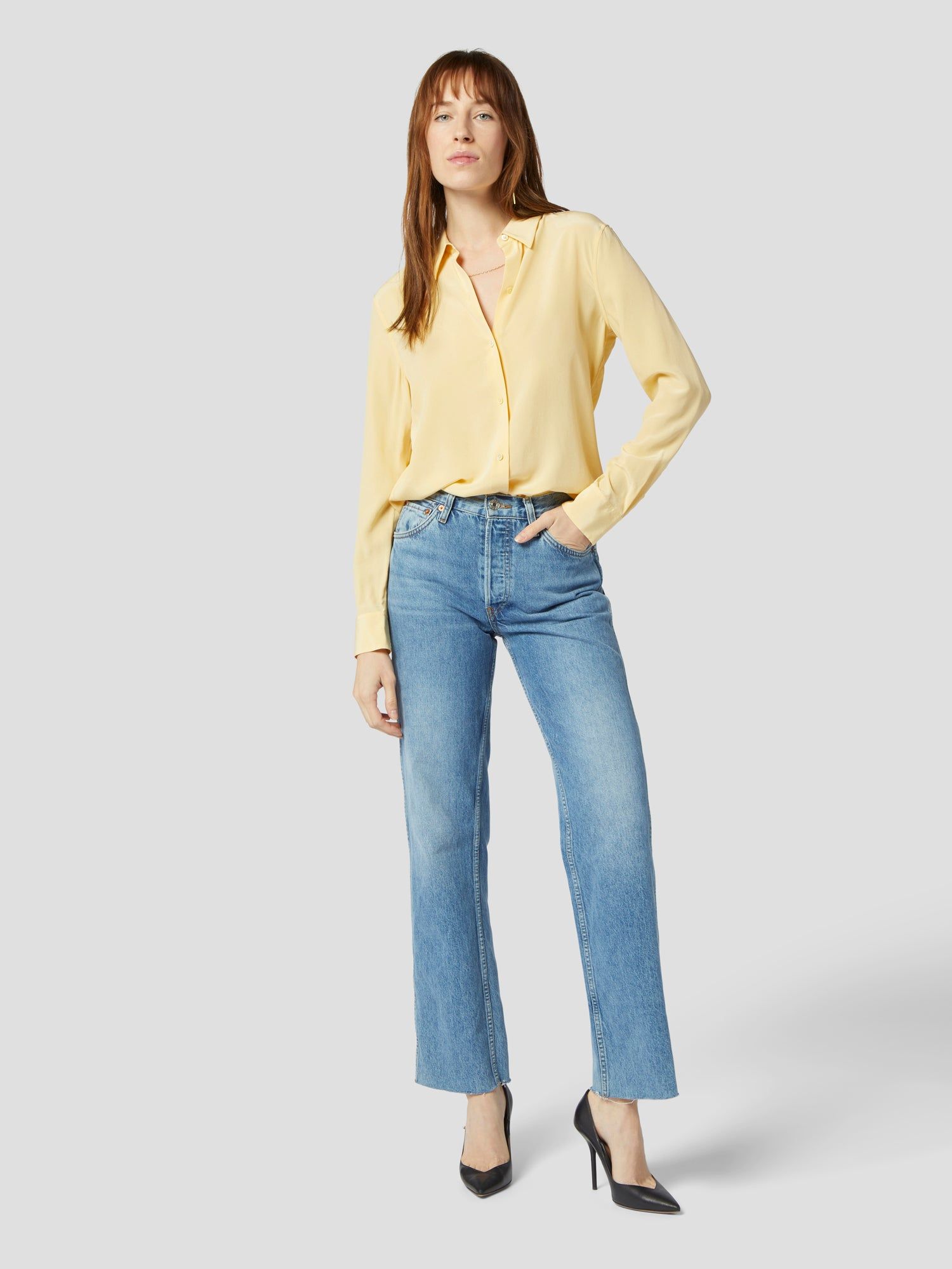 ESSENTIAL SILK SHIRT sold by Equipment product image thumbnail 2