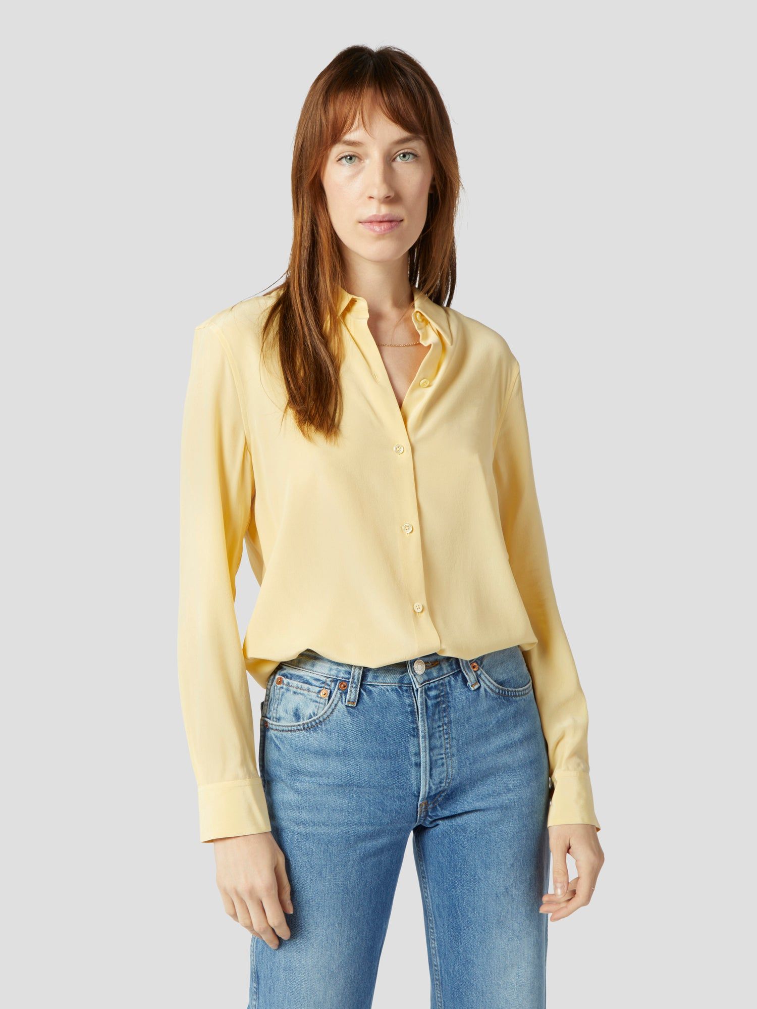 ESSENTIAL SILK SHIRT sold by Equipment product image thumbnail 3