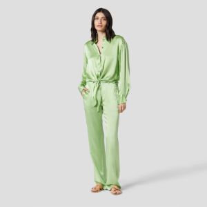 GENEVA SILK SATIN SHIRT sold by Equipment