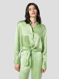 GENEVA SILK SATIN SHIRT sold by Equipment
