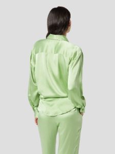 GENEVA SILK SATIN SHIRT sold by Equipment
