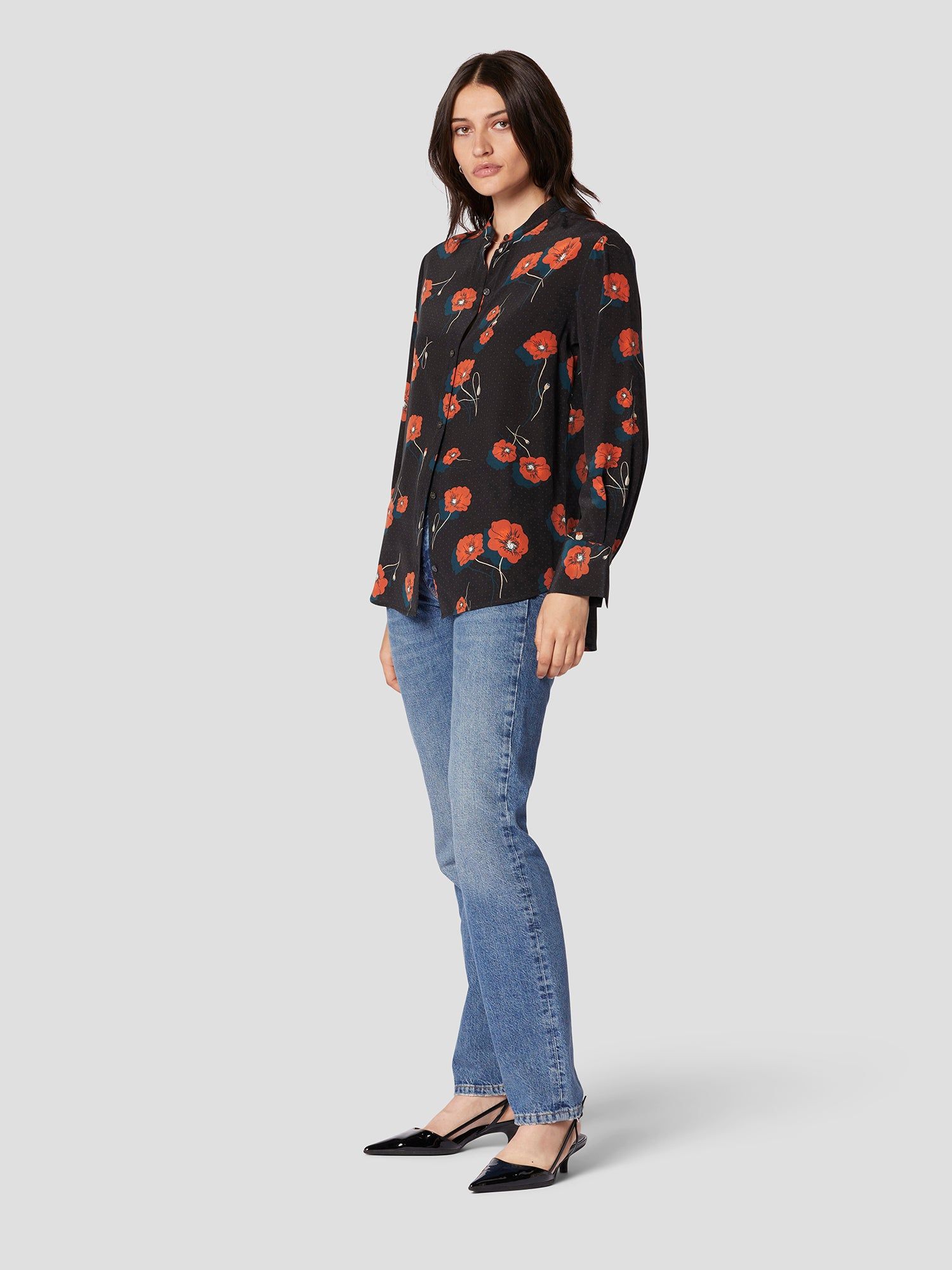 LEONEE SILK SHIRT sold by Equipment product image thumbnail 4