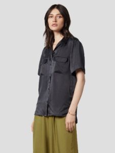 AMAIA SILK SATIN SHIRT sold by Equipment