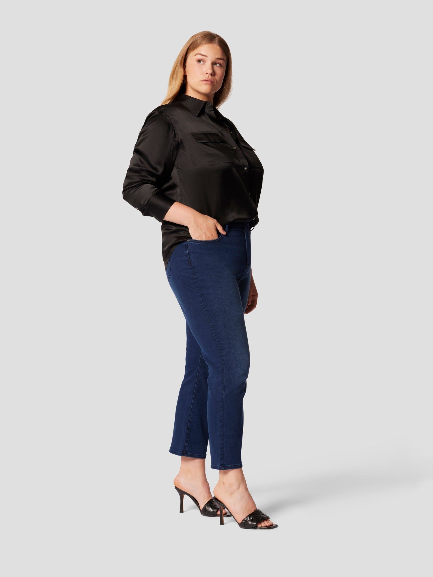 Signature Silk Satin Shirt sold by Equipment product image thumbnail 12