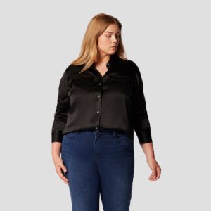 Signature Silk Satin Shirt sold by Equipment