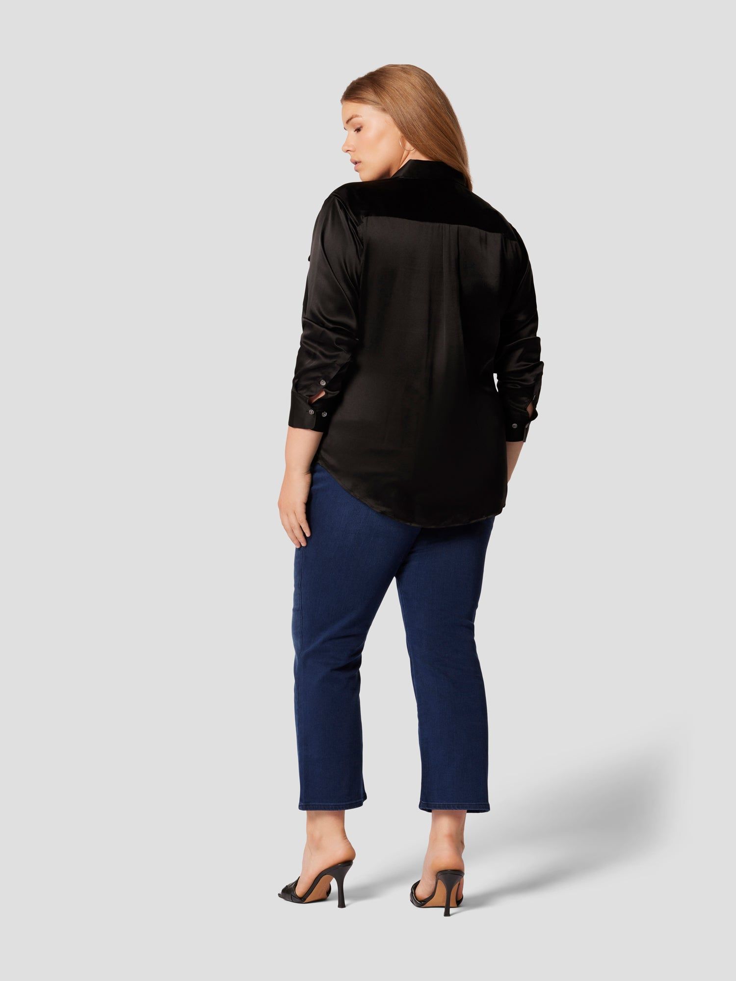 Signature Silk Satin Shirt sold by Equipment product image thumbnail 9