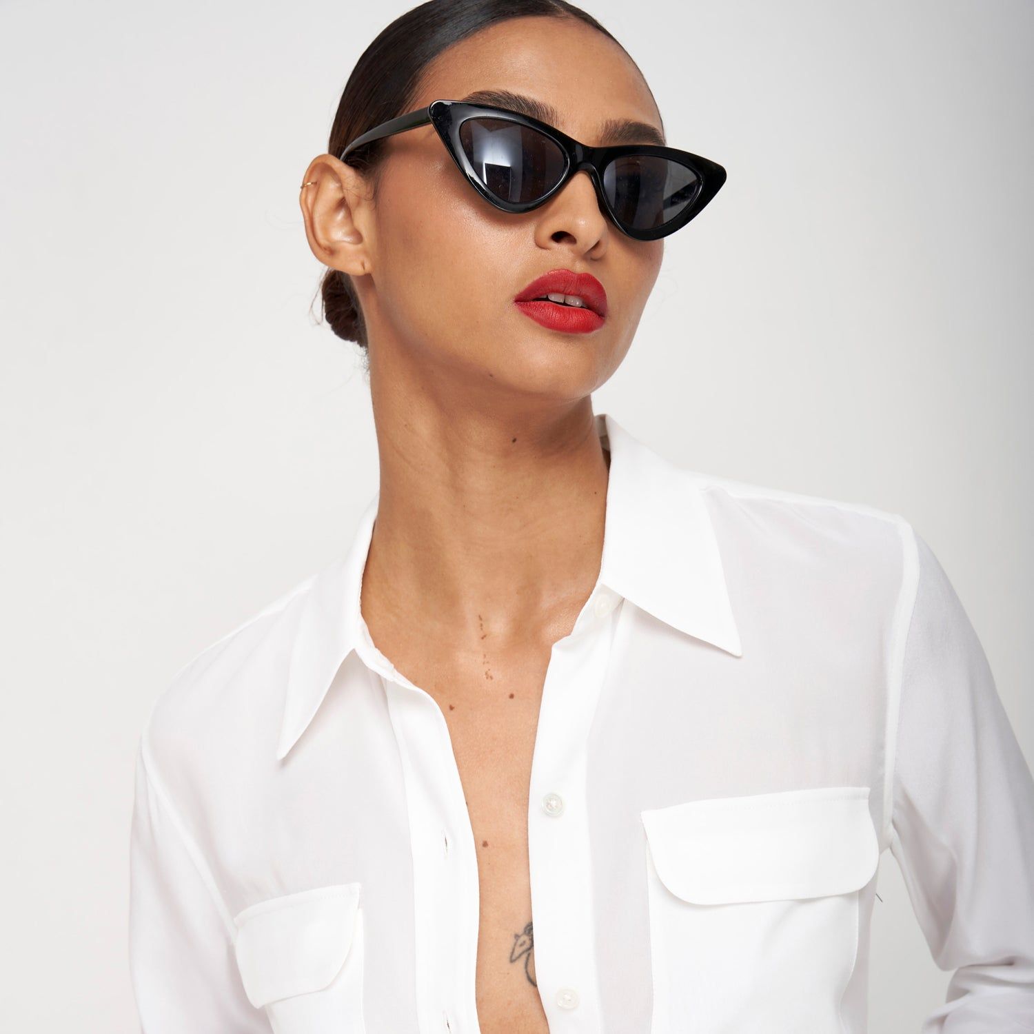 Slim Signature Silk Shirt sold by Equipment product image thumbnail 5